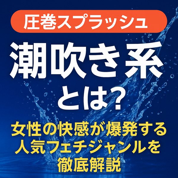 【圧巻スプラッシュ】潮吹き系とは？女性の快感が爆発する人気フェチジャンルを徹底解説